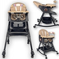 Twinky Baby MAXI SWING 2-in-1 Feeding Chair - Adjustable - Black
