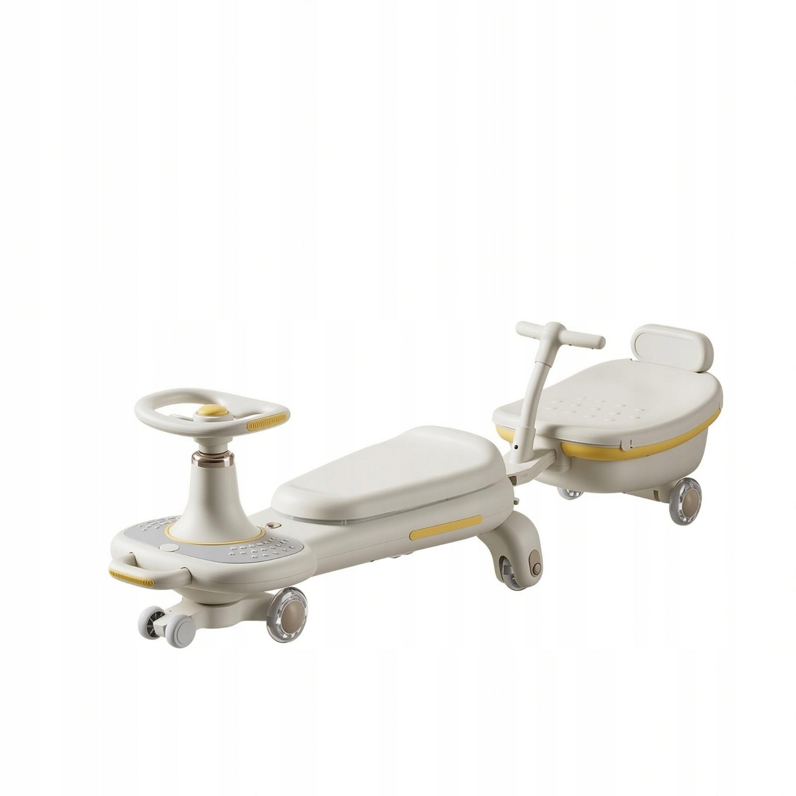 Twisted Push-Along Car Detachable Backrest Music and Light Push-Along Car
