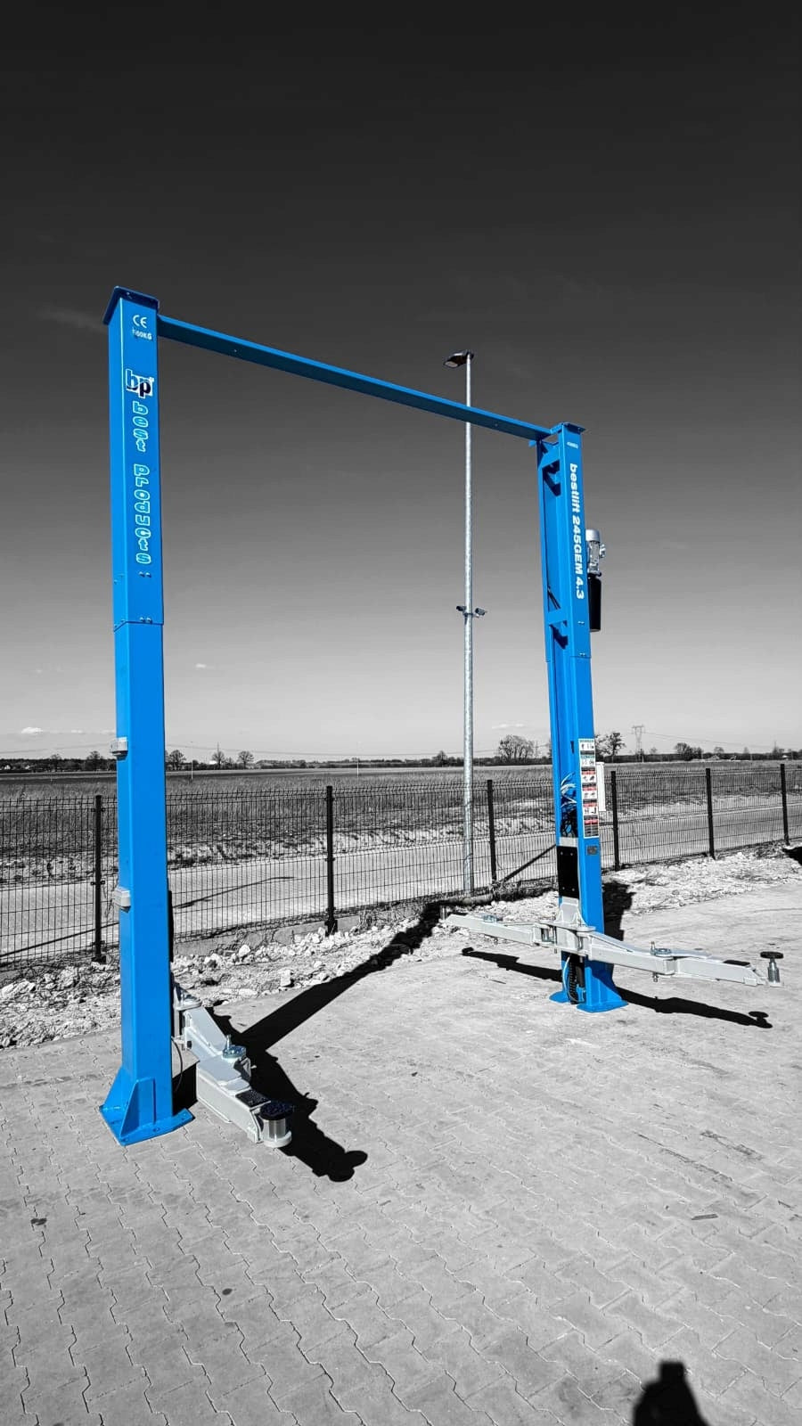Two-COLUMN LIFT Bestlift 245GEM ELECTROHYDRAULIC 4T APS Manufacturer code CR-001-0094