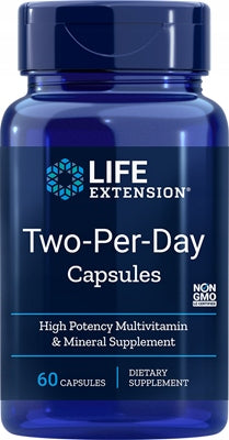 Two-Per-Day Multivitamin Life Extension 60 capsules
