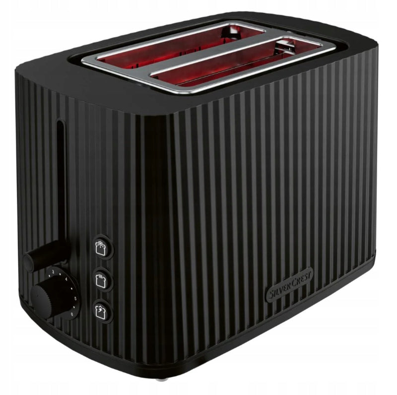 Two chamber ejection toaster SilverCrest black 800 W