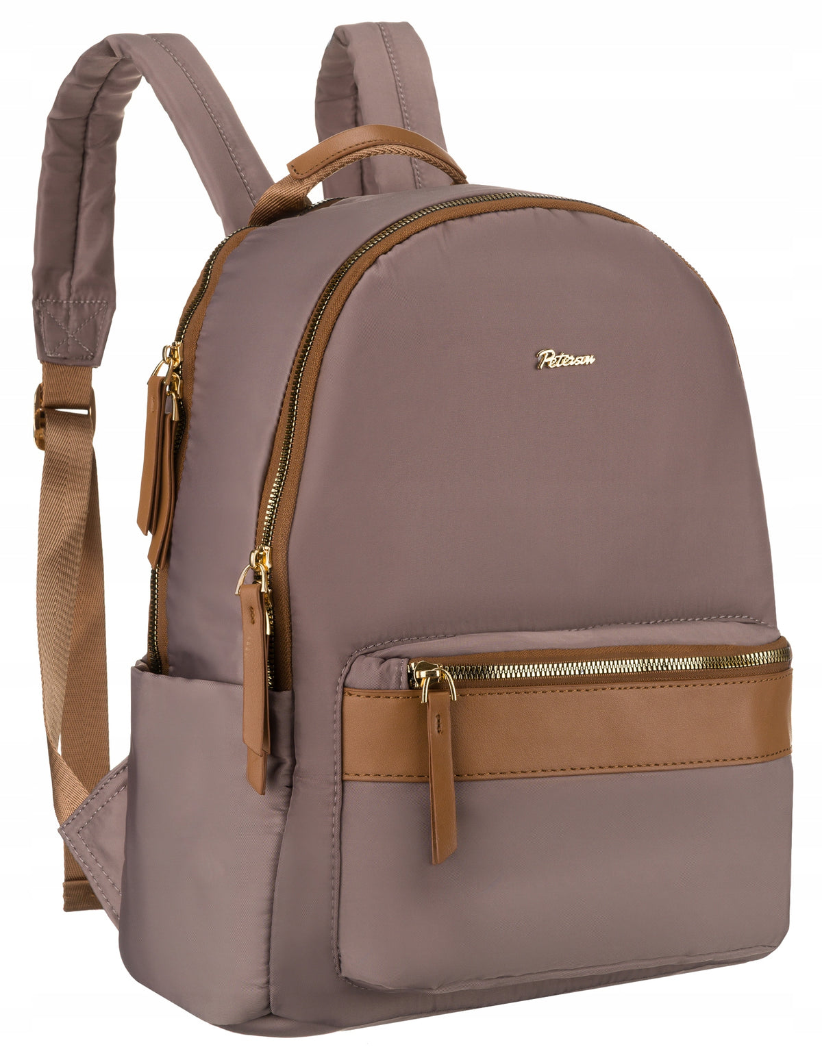 Two-chamber urban backpack for women capacious to work at university Peterson