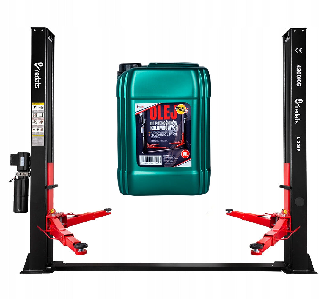 Two-column Car Lift 4,2T REDATS L-205F 230V Semi-automatic +Oil