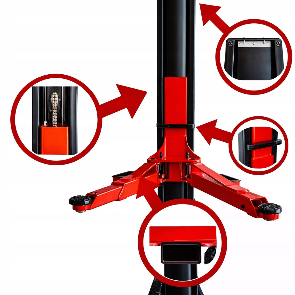 Two-column Car Lift BAUTOMATION LB-LS1 PRO 4T 400V Manufacturer code PRO1