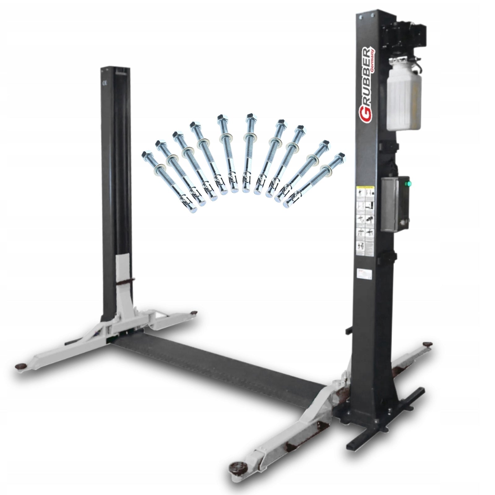 Two-column LIFT WITH FRAME 4000kg 400V 2,2 kW - 2.40RN GRUBBER