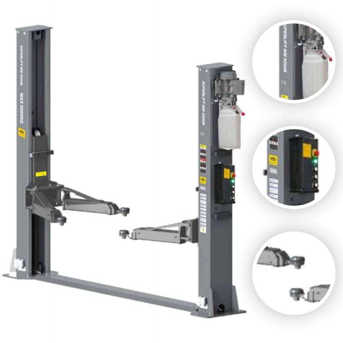 Two-column automatic lift 5T 400V 3kW MM Superlift 5000B