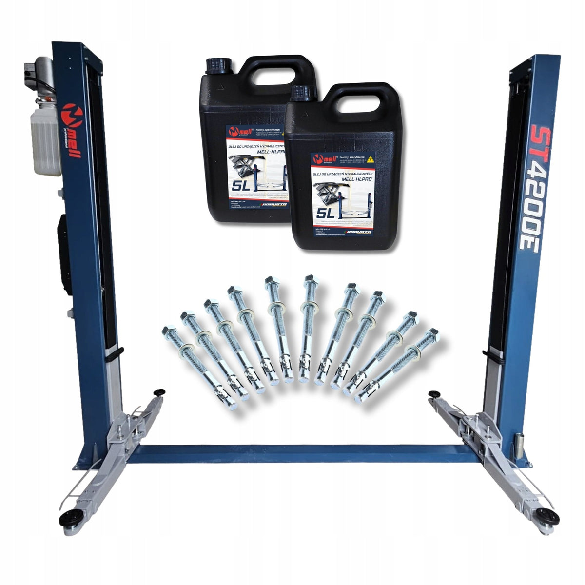 Two-column lift 4,2T BUSY WIDE 3310mm 2,2kW + oil MELL PRO