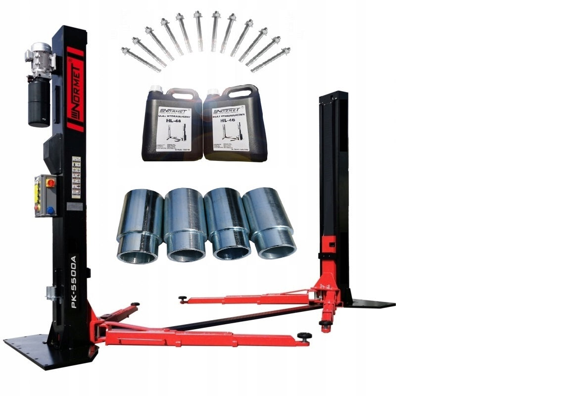 Two-column lift 5.5T Normet PK5500A BUSY + Adapters Manufacturer code Normet PK-5500A Bus + A 400V