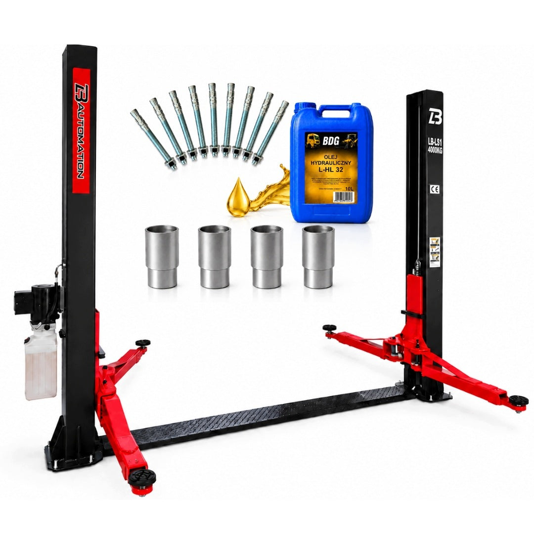 Two-column lift BAUTOMATION LB-LS1 230V + oil, anchors and adapters