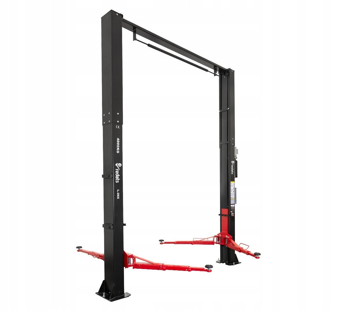 Two-column lift REDATS L-265 4T Automatic Upper beam + Oil Brand Redats