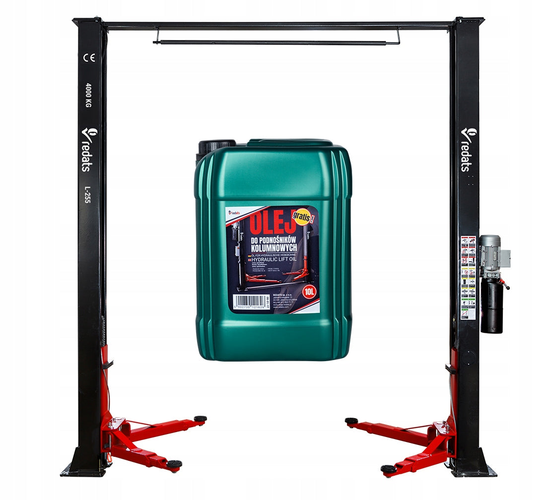 Two-column lift Upper Beam Semi-automatic 400V 4T REDATS L-255 + Oil