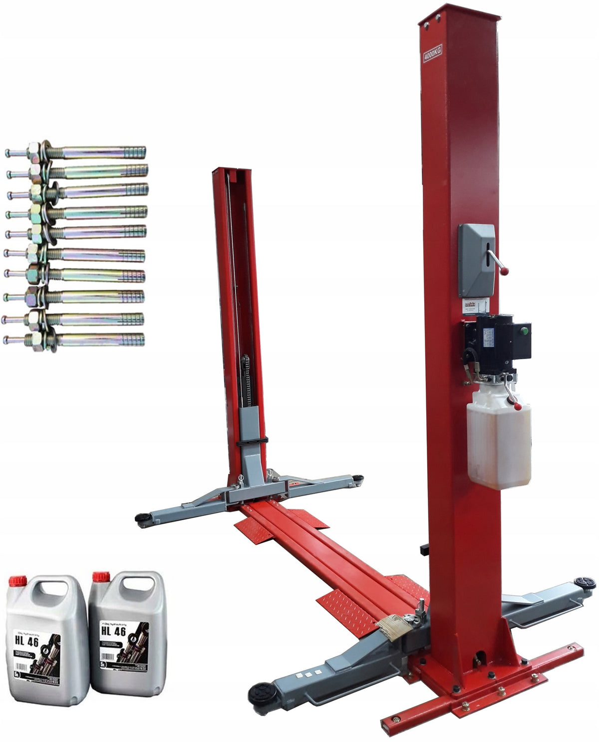 Two-column semi-automatic car lift 4T ON FRAME TM-GROUP