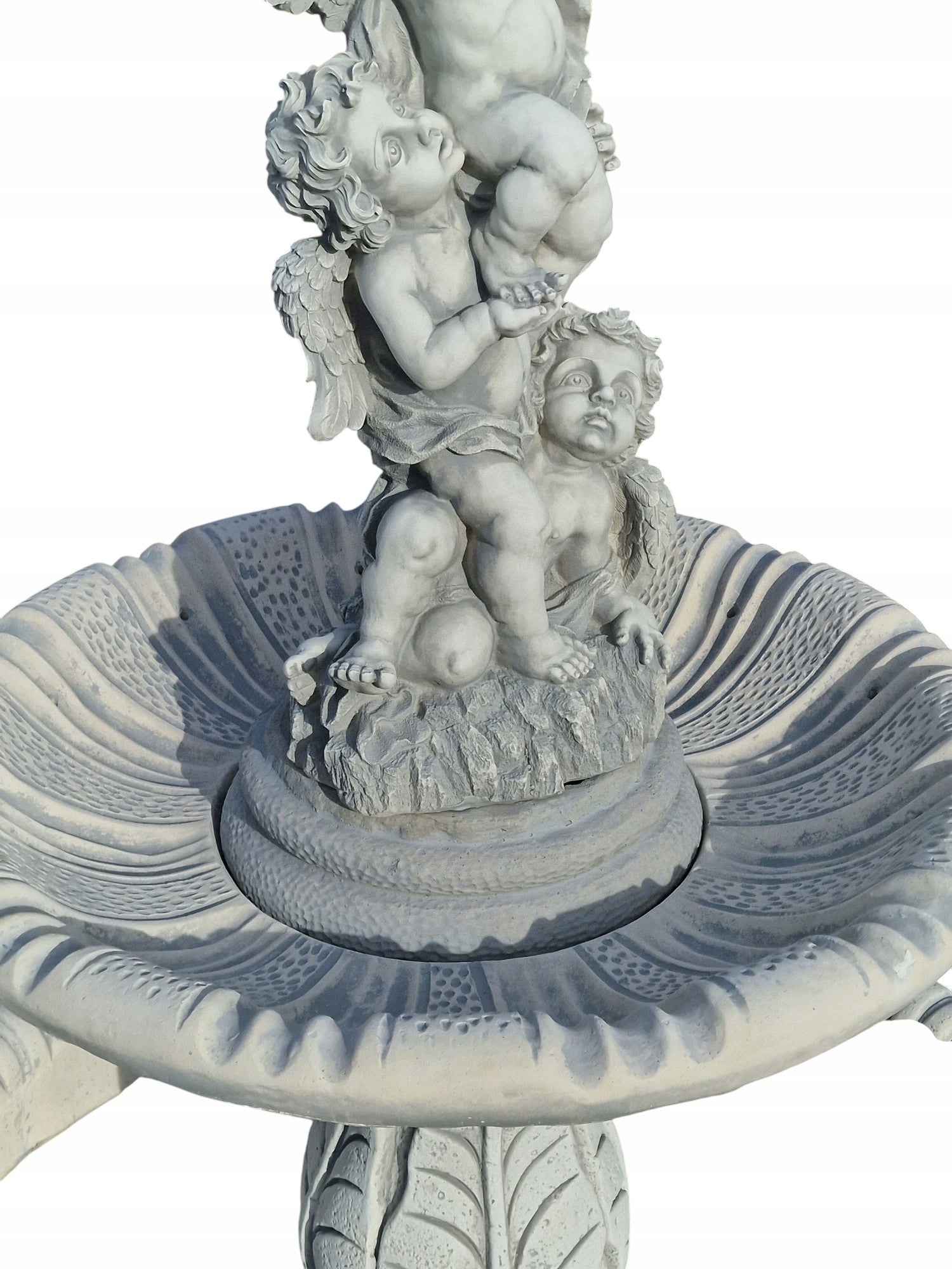Two-level fountain Adda Pool with Amorki Bottom White cement figure EAN (GTIN) 5904844693617