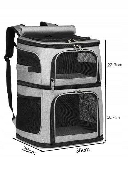 Two-level transporter backpack for dogs/cats (I210) qo Brand K&M