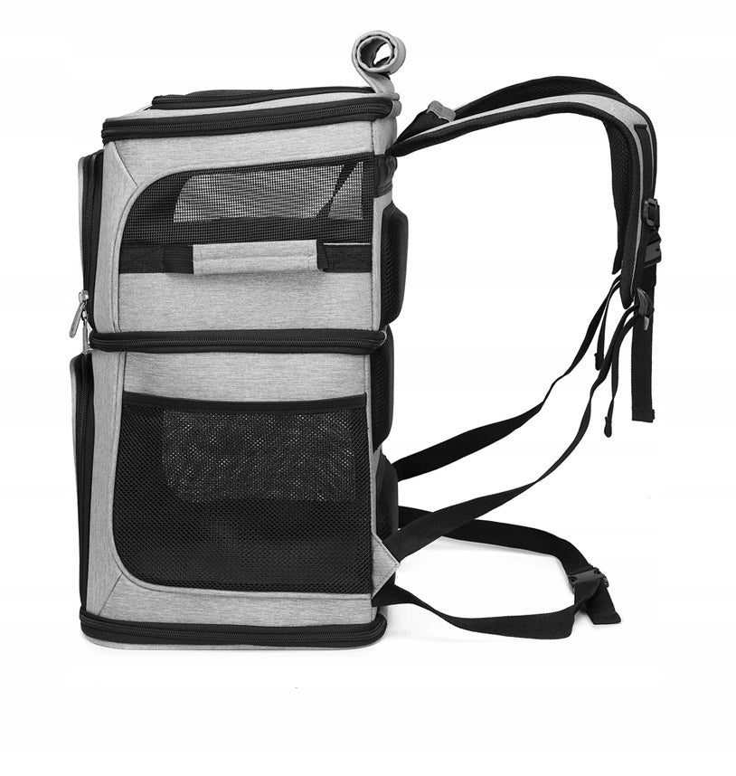Two-level transporter backpack for dogs/cats (I210) qo Kind carrier