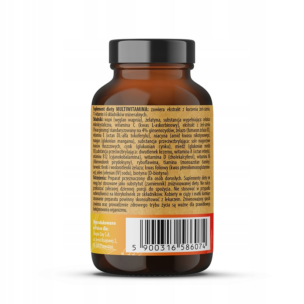 Twój Cel To MULTIVITAMIN supports ENERGY HEALTH VITALITY 60 kaps. EAN (GTIN) 5900316586074