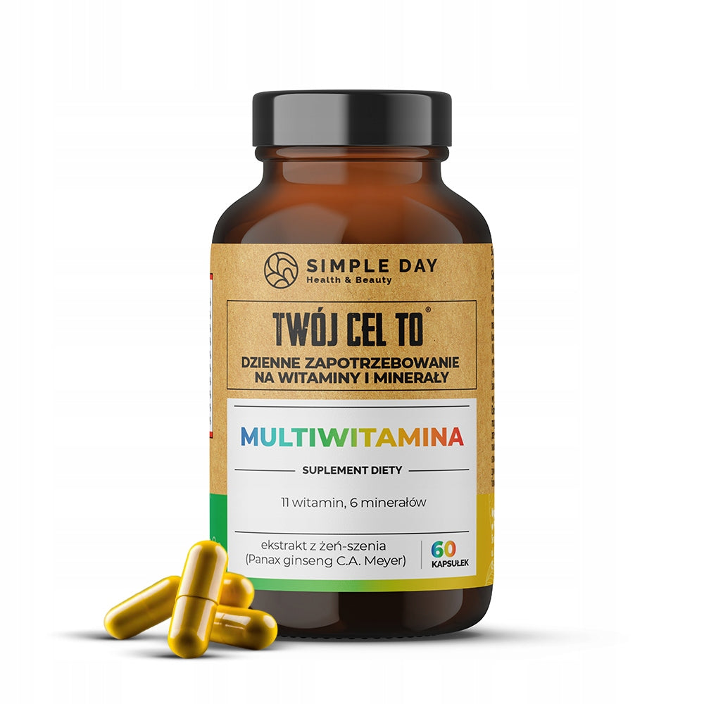 Twój Cel To MULTIVITAMIN supports ENERGY HEALTH VITALITY 60 kaps.