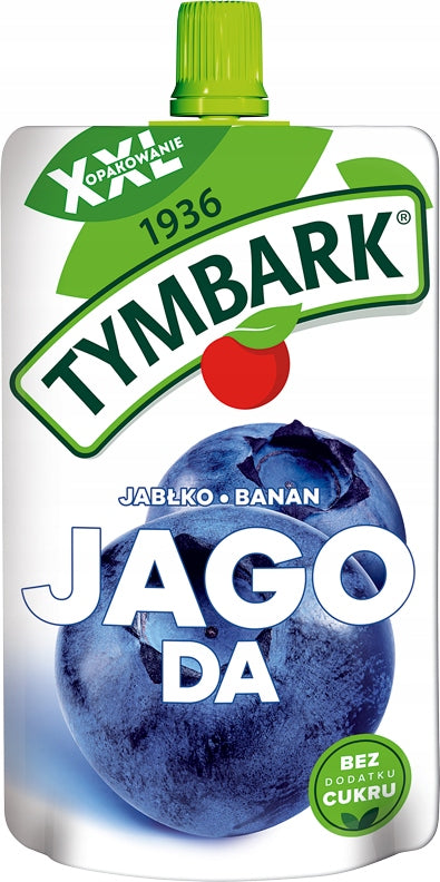 Tymbark Fruit mousse berry apple banana without added sugar 10x 200g EAN (GTIN) 5900334153647