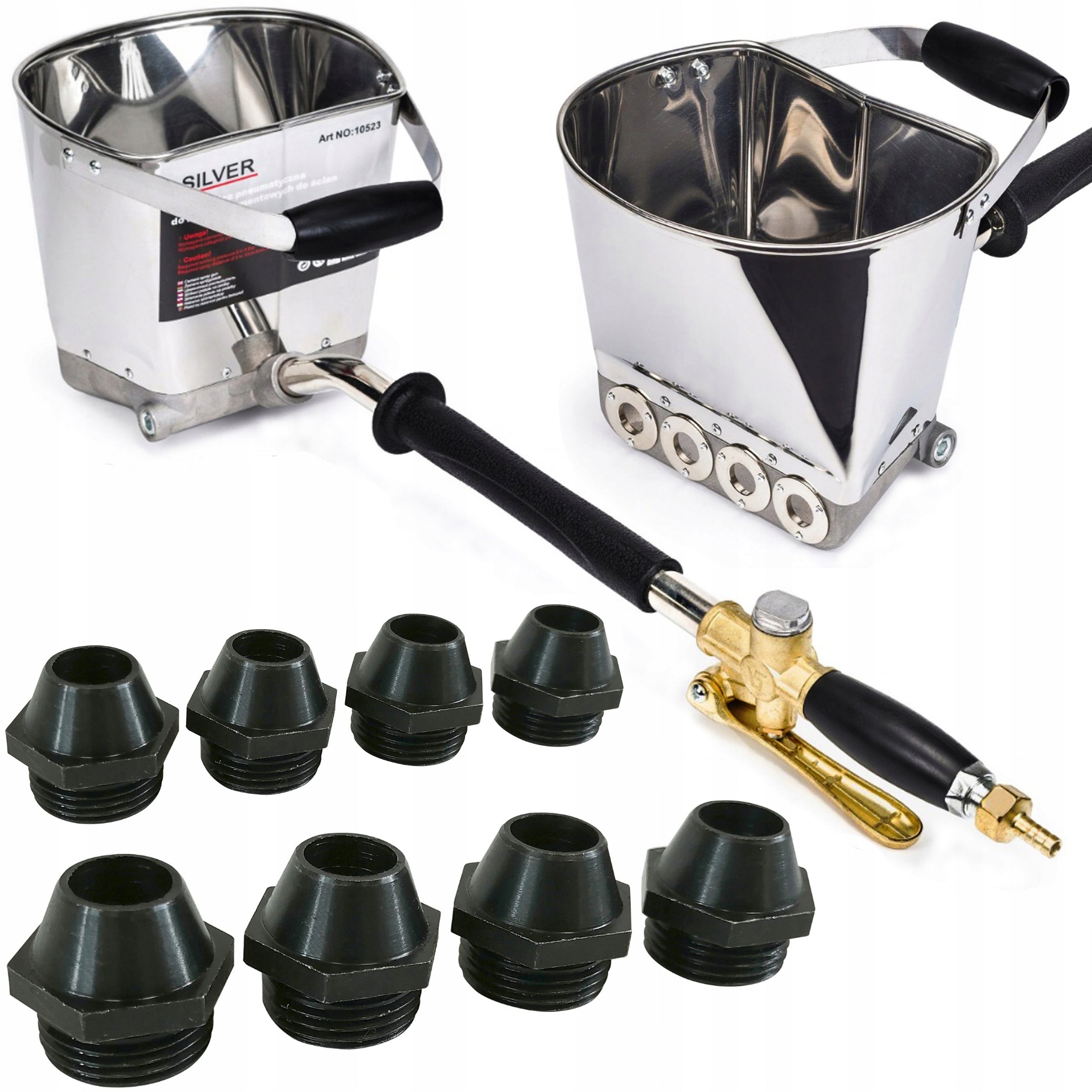 Tinkavimo pistoletas su rankena sienoms 4l