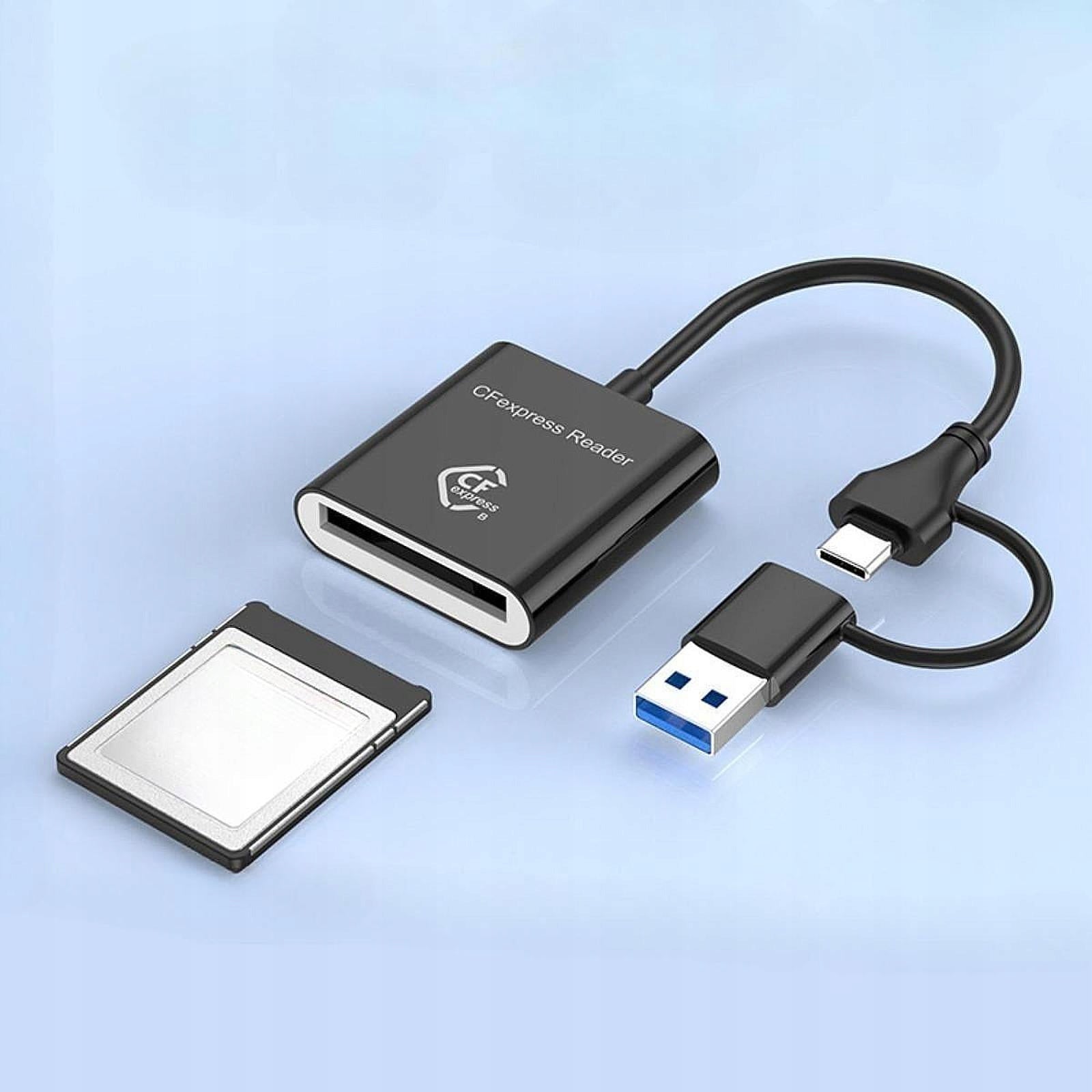 Type B Card Reader Portable Enthusiasts Equipment with USB C/USB A Manufacturer no brand