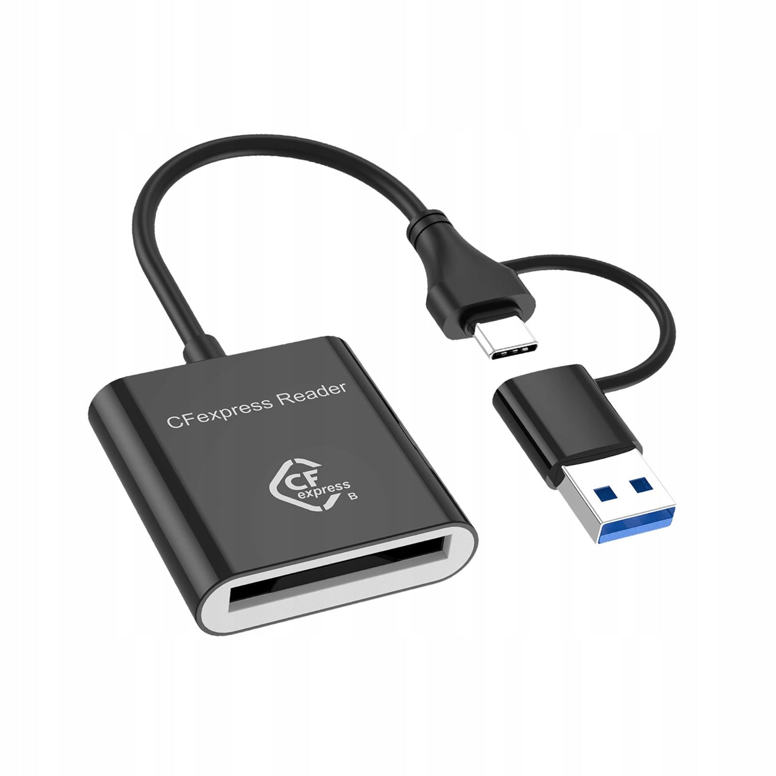 Type B Card Reader Portable Enthusiasts Equipment with USB C/USB A