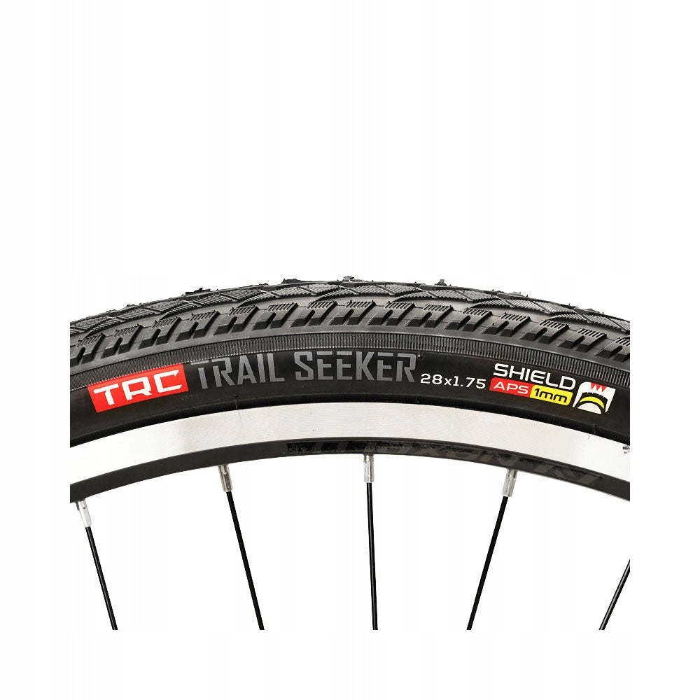 Tyre 28 TRC for bicycle 28x1.75NEW 47-622 ANTI-PUNCTURE INSERT V5050.TRC Model TRIAL SEEKER