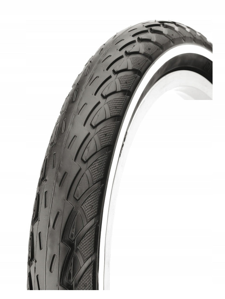 Tyre DELI SA-206 26x1.75 (47-559) black with white line city bike