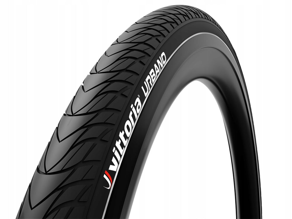 Tyre Vittoria Urbano 700x35C Black, Reflector