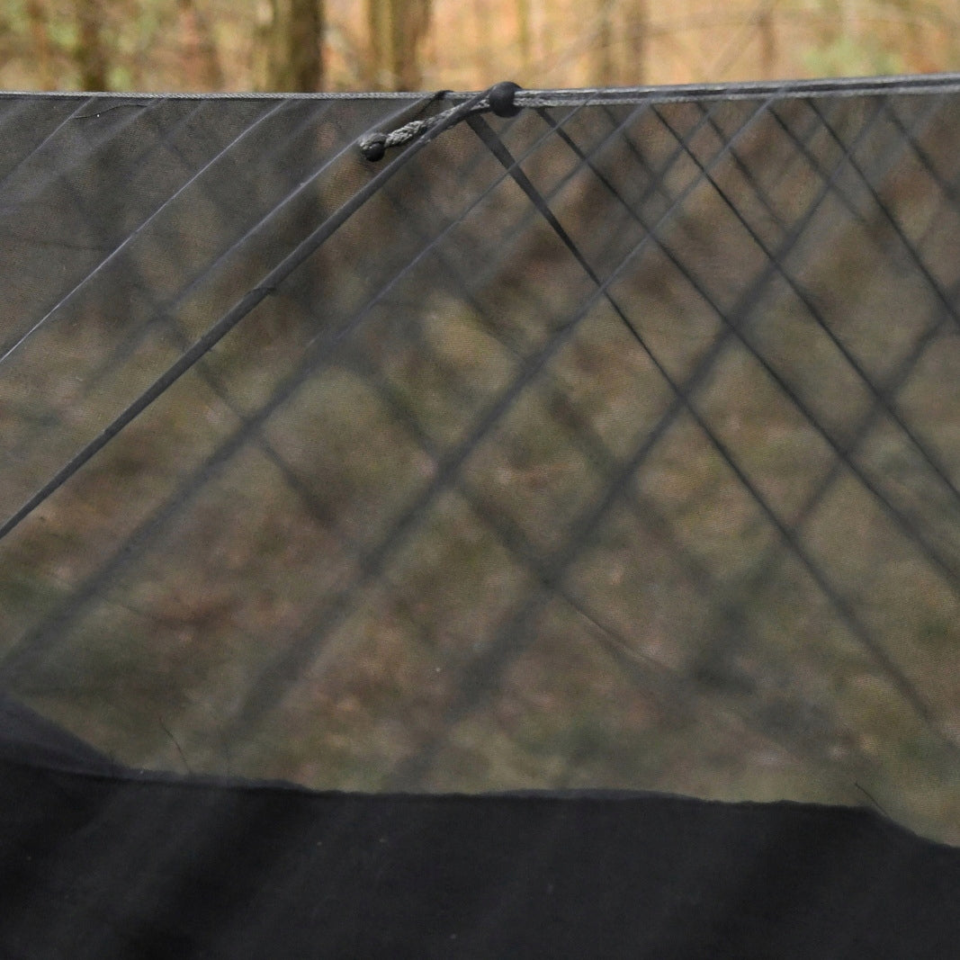 Tyristic hammock for camping TigerWood Bear Black with mosquito net Kind hammock without rod