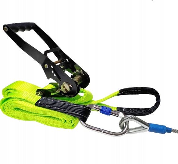 Tyrolean rope downhill 30m ROPE 8MM REINFORCED SEAT up to 120kg PREMIO Dominant material metal