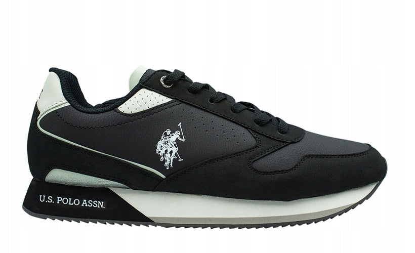 Sportschuhe für Herren US Polo Assn. NOBIL003MCHY4, schwarz