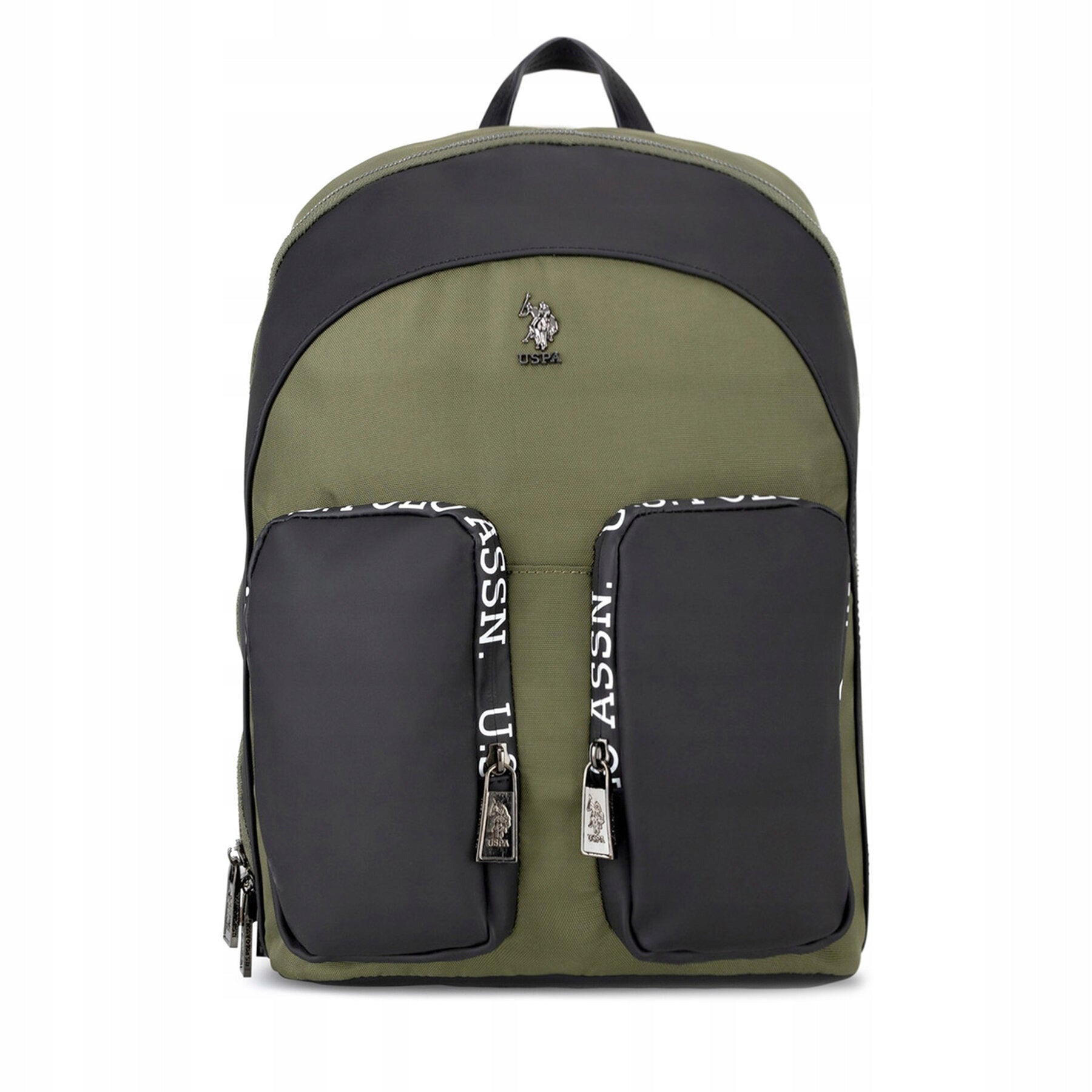 U.S. Polo Assn. city backpack green absolute hit fashionable khaki practical Brand U.S. Polo Assn.