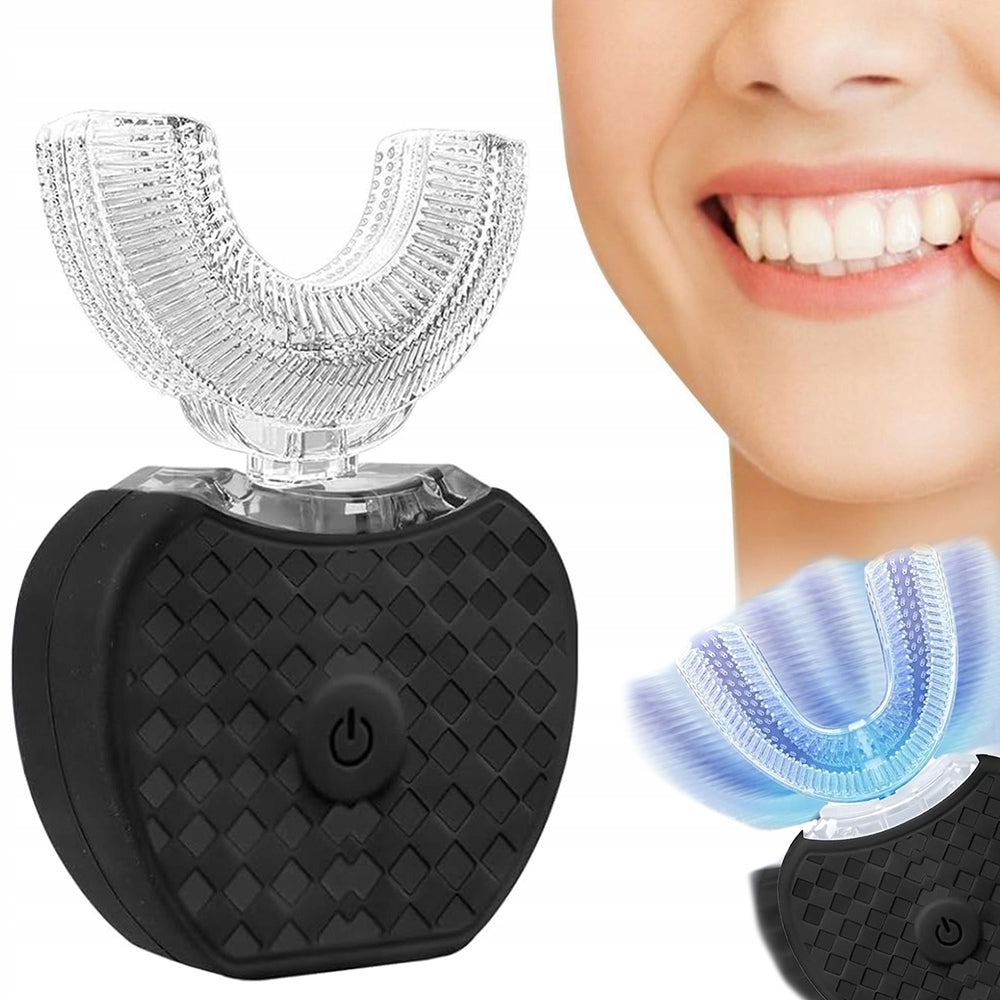 U Shaped Sonic Toothbrush 360 Degree Black Manufacturer code MSFVDF