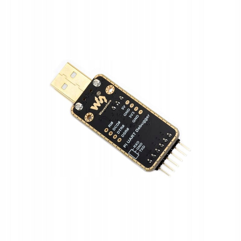 UART Debugger Module For Raspberry Pi 5 Cables Included Manufacturer WaveShare