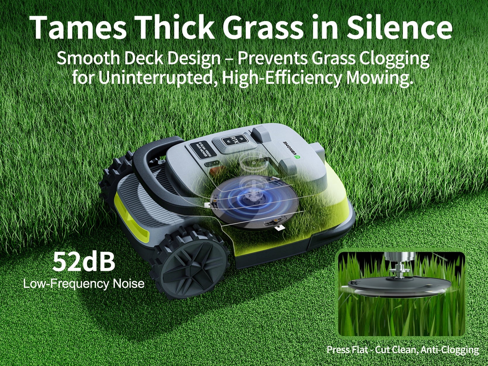 UBHOME M10 Robot Lawn Mower Automatic Lawn Mower Cordless Brand no brand