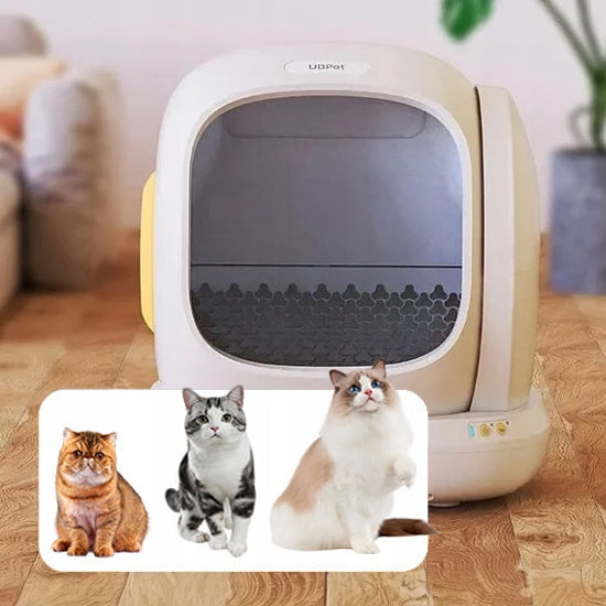 UBPet C20 Smart Self-Cleaning Cuvette Closed For Cat App Color white