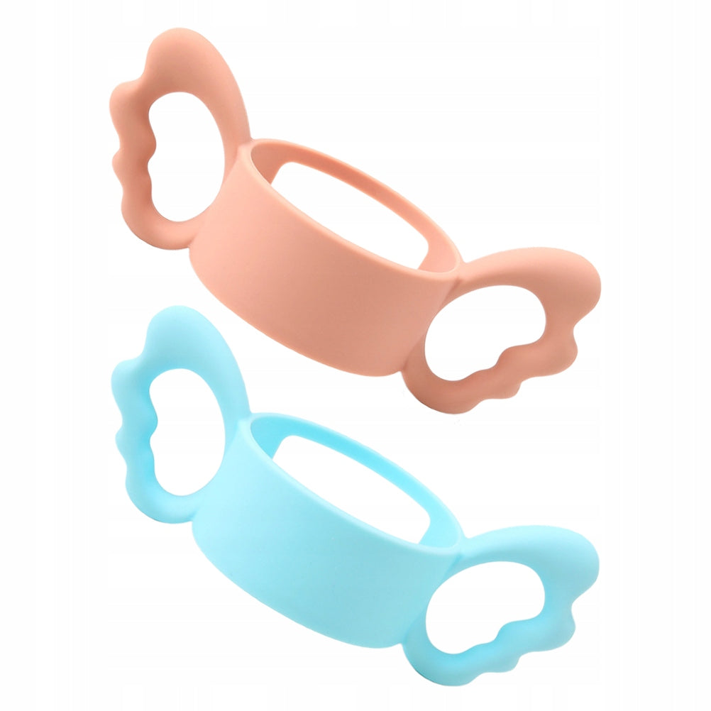 UCHWYTY SILIKONOWE DO BUTELEK DLA NIEMOWLĄT 2 SZTUKI Medical device type accessories for a medical device or a product without an intended medical purpose