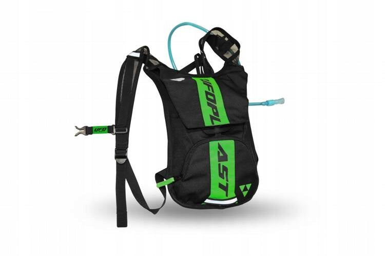 UFO CAMEL BAG BACKPACK WITH HYDRATION SYSTEM 2L BLACK - GREEN