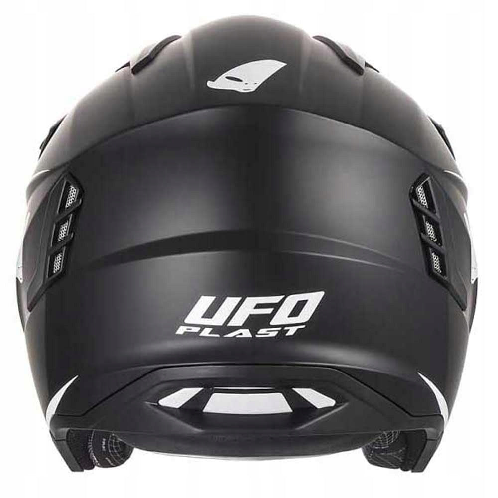 UFO SHERATAN JET / TRIAL HELMET WITH SUNSCREEN BLEND BLACK SIZE M Size M