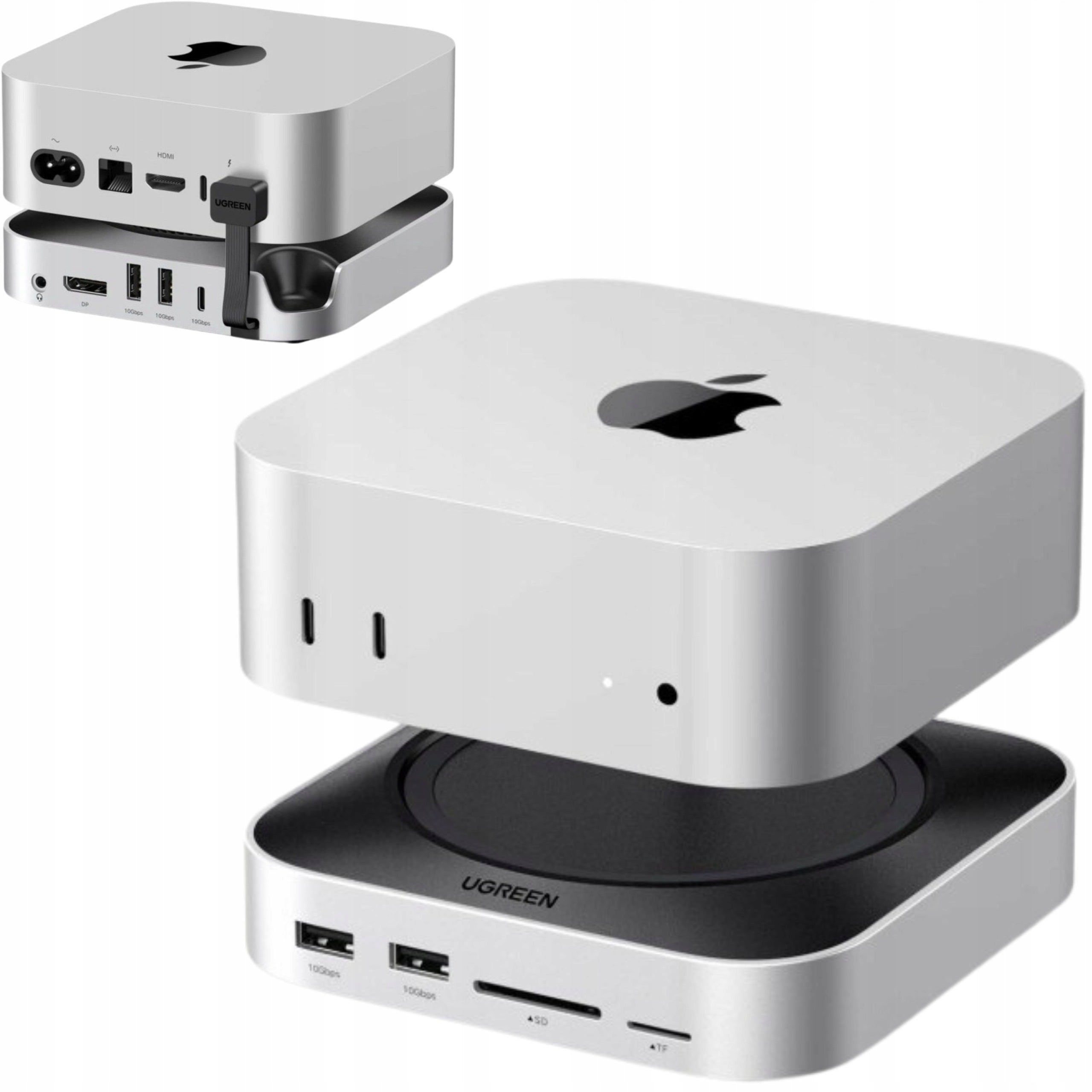 UGREEN 25054EU Docking Station for Mac Mini M4 M4 Pro 4K for Two Monitors