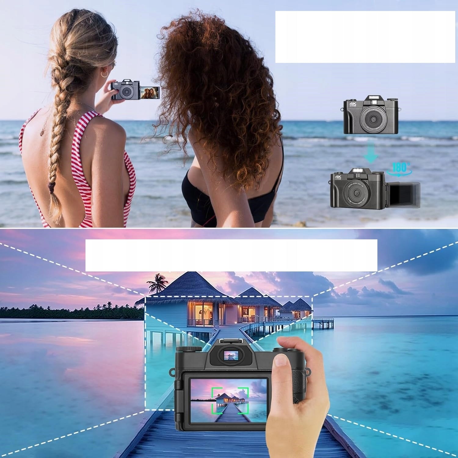 UHD 4K 75MP DIGITAL CAMERA WITH 16X ZOOM AND 32GB CARD FOR VLOGGERS, SELFIE Manufacturer code 2294