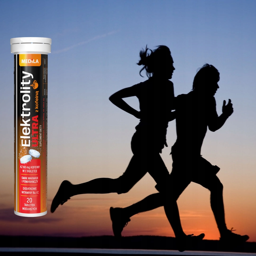 ULTRA electrolytes with Caffeine up to 60mg with vitamins B and C Hydrates and Stimulates Manufacturer code 5906506370102