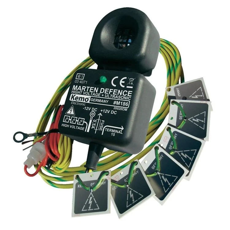ULTRASONIC CAR REPELLENT FOR MARTENS RODENT PESTS KEMO M186 Packaging status original
