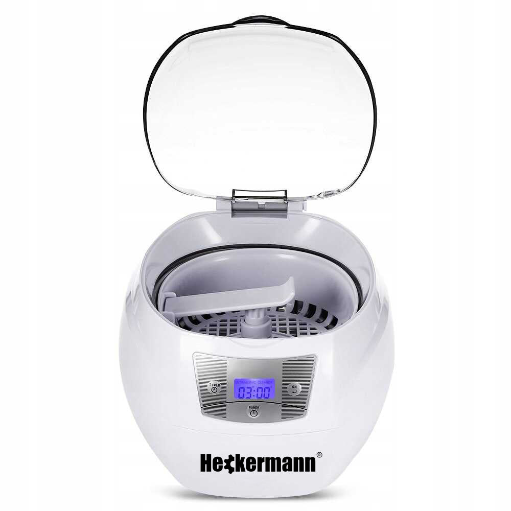 ULTRASONIC CLEANER COSMETIC STERILIZER Clavier 0,75l Brand Heckermann