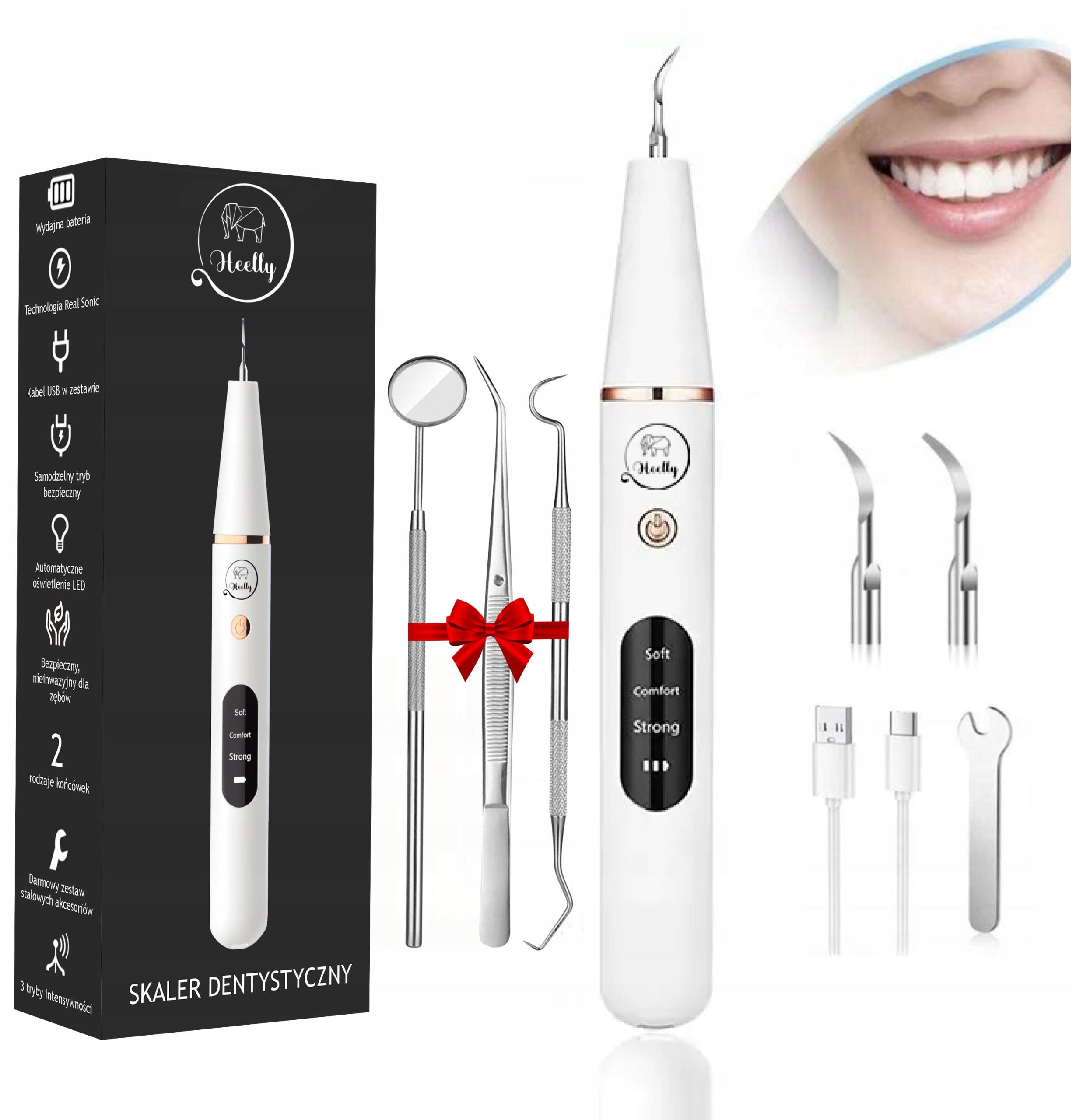 ULTRASONIC DENTAL SCALER FOR TEETH STRONG DESCALING HEELLY