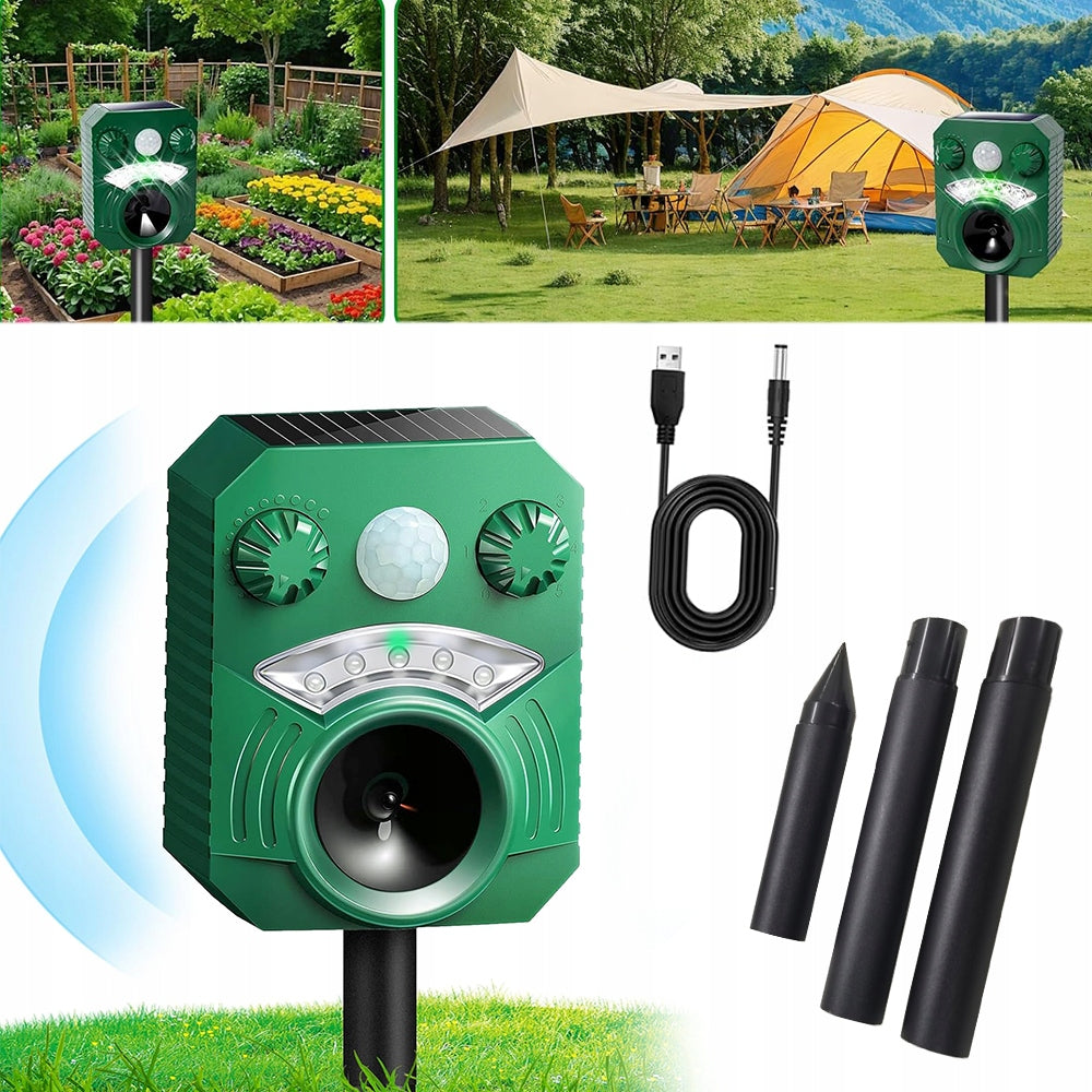 ULTRASONIC DETERRENT OF CATS KUN FOXES WILD BOAR DEER NO PEST