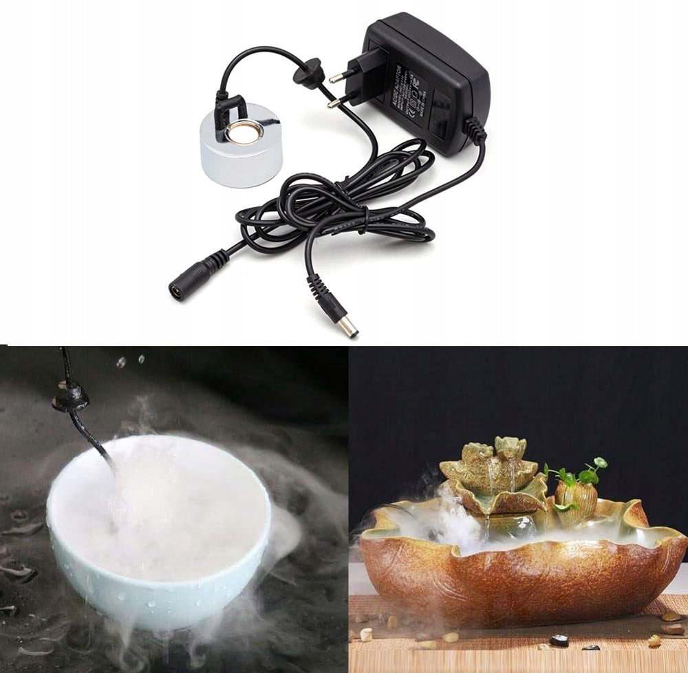 ULTRASONIC MIST GENERATOR POND MIST MACHINE FOUNTAIN DECORATION Dominant color silver