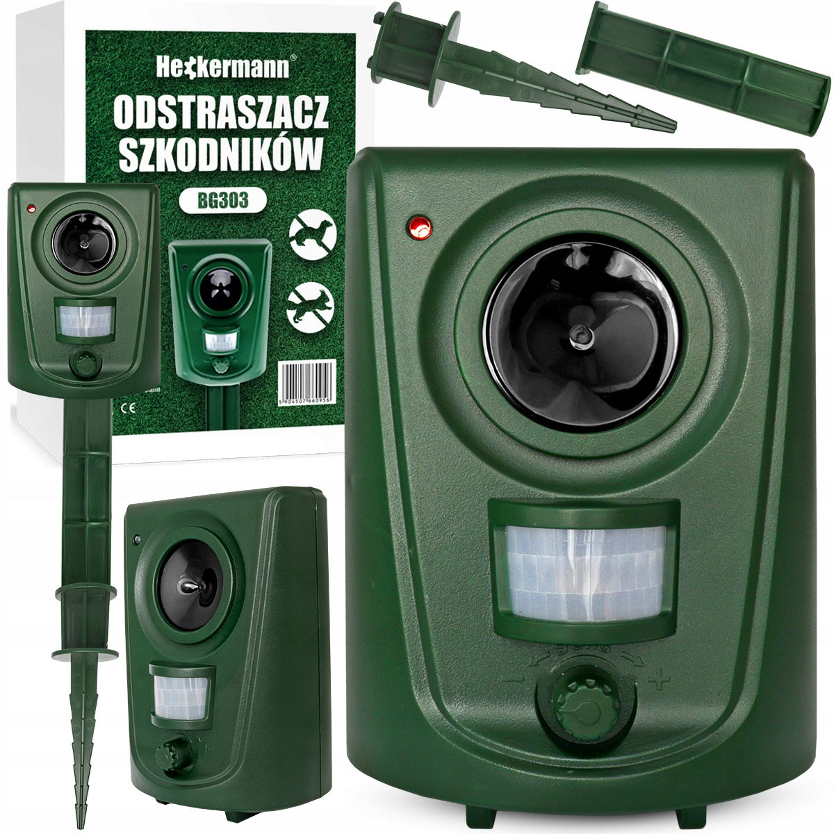 ULTRASONIC REPELLENT OF RODENT ANIMALS CATS WILD BIRD FOXES