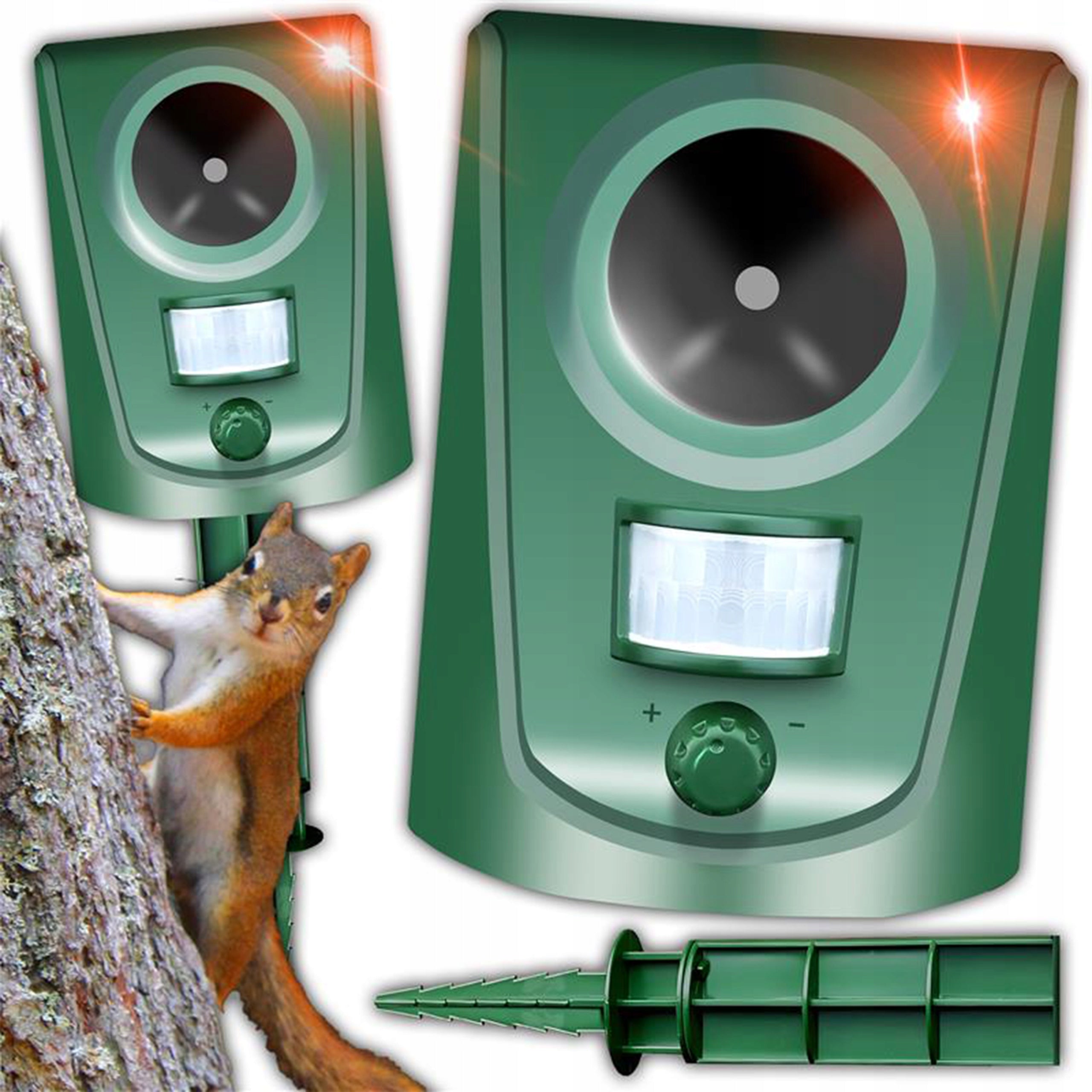 ULTRASONIC RODENT REPELLENT PIR MICE KUN FOX WILD BOAR DEER BIRDS