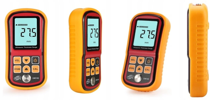 ULTRASONIC THICKNESS GAUGE OF SOLID MATERIALS AND VARNISH COATING 1-22mm Manufacturer code GM100